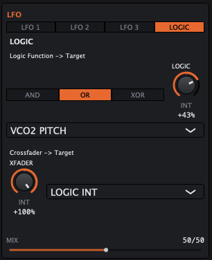 XiDelta+ LOGIC AND/OR/XOR and Crossfader utility